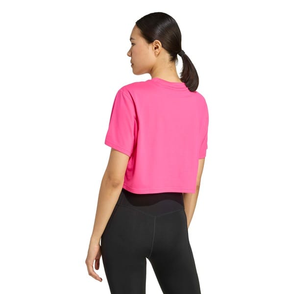 Vista 2 Camiseta adidas Manga Curta Essentials Feminina Adidas ROSA