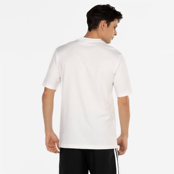 Vista 2 Camiseta Masculina adidas Manga Curta Big Logo Adidas BRANCO/PRETO