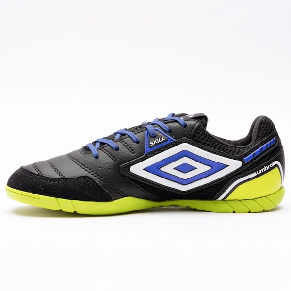 Vista 2 Chuteira Futsal Adulto Umbro Skill Umbro PRETO/VERDE
