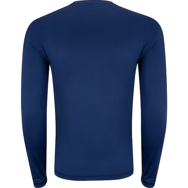 Vista 2 Camiseta Masculina Umbro Manga Longa Térmica Diamond Touch Umbro AZUL ESCURO