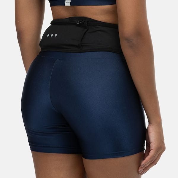 Vista 2 Pochete ASICS Cinto de Corrida Premium Unissex com Porta-Número ASICS PRETO