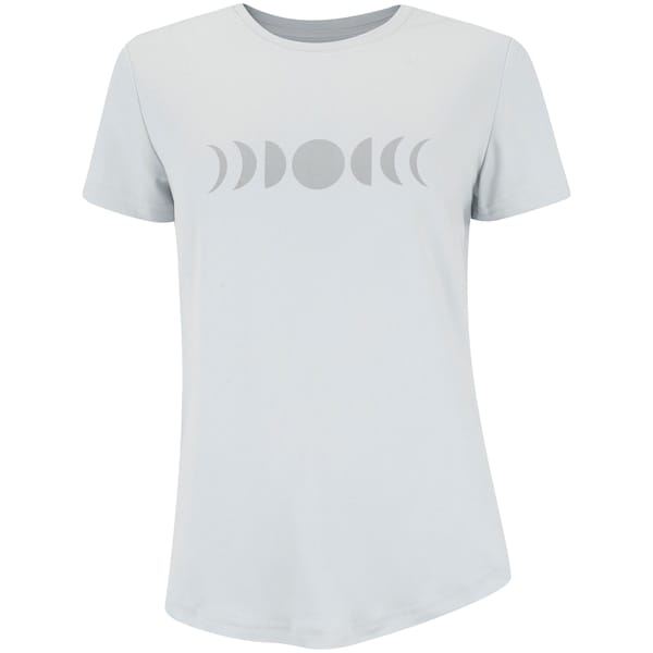 Vista principal Camiseta Oxer Regulação Térmica Estampada Feminina Oxer CINZA CLARO