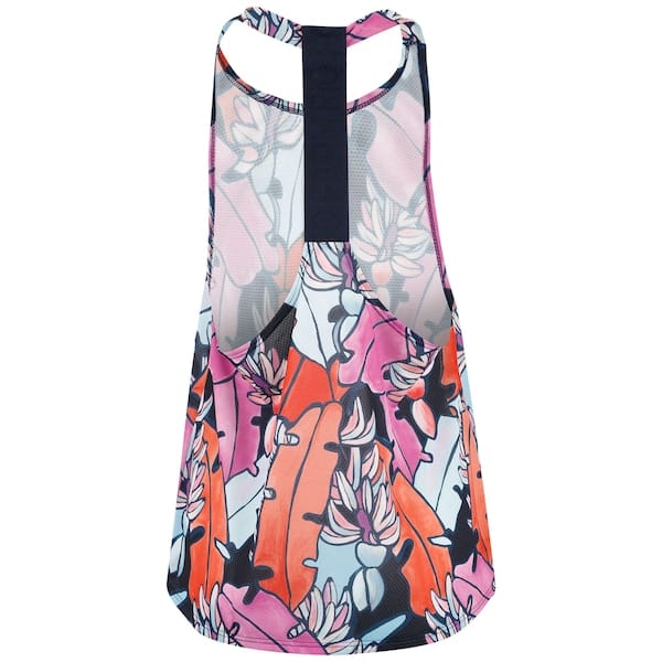 Vista 2 Camiseta Regata Farm Banana Flora Feminina FARM AZUL ESC/ROSA