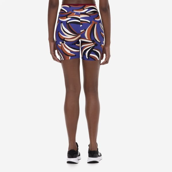 Vista 2 Bermuda Farm Biker Banana Inverno Cós Médio Feminina FARM AZUL ESC/MARROM