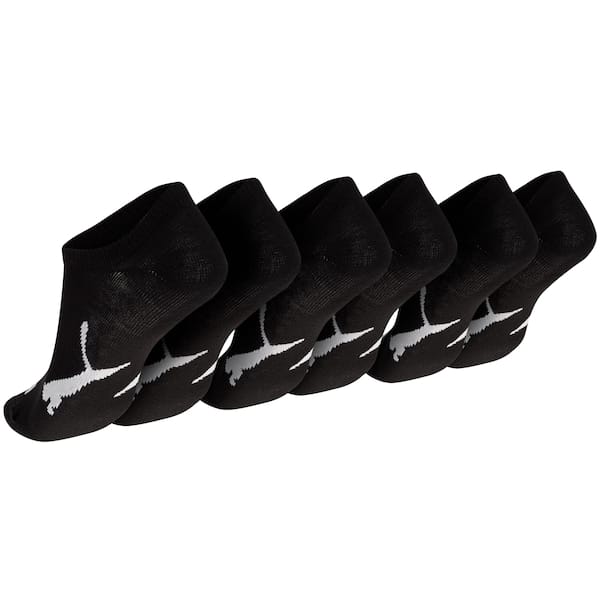 Vista 2 Kit de Meias Puma Sapatilha Esportiva 3 Pares Tamanho 34 ao 39 Adulto Puma PRETO