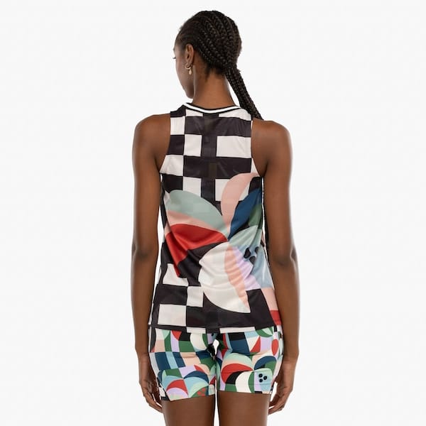 Vista 2 Camiseta Regata Feminina Farm Recanto Coqueiros FARM PRETO/VERDE CLA