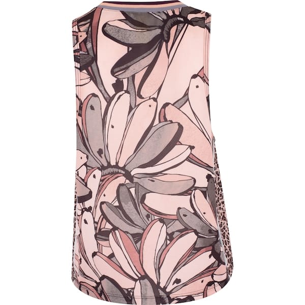 Vista 2 Camiseta Regata Feminina Farm Cropped Dry Brasil Banana FARM ROSA CLA/CINZA CLA