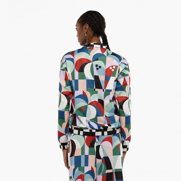 Vista 2 Jaqueta Helanca Feminina Farm Recanto Coqueiros FARM PRETO/VERDE CLA