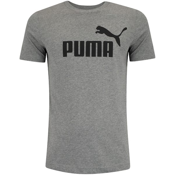 Camiseta Masculina Puma Manga Curta Essentials N01 Logo Tee