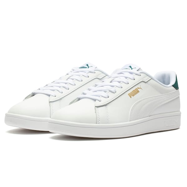 Vista 2 Tênis Puma Smash 3.0L Masculino Puma BRANCO/AZUL