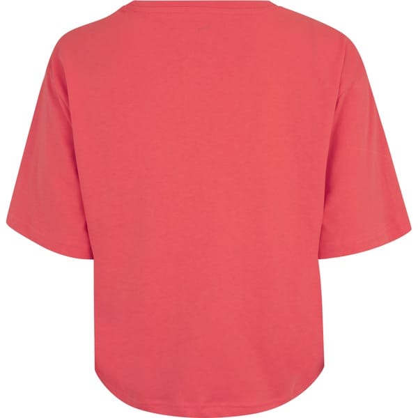 Vista 2 Blusa Cropped Feminina Puma Manga Curta Ess N1 Logo Relaxed Puma LARANJA
