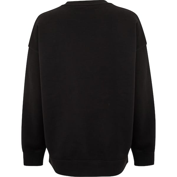 Vista 2 Blusão Feminino Puma ESS Oversized Crew Puma PRETO