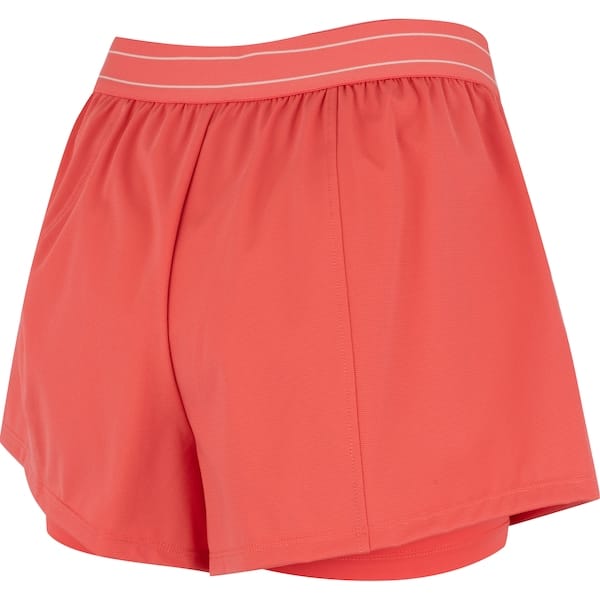 Vista 2 Short ASICS Nara Elástico 2 em 1 Feminino ASICS CORAL