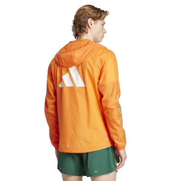 Vista 2 Jaqueta Masculina Adidas Maratona do Rio Adidas LARANJA