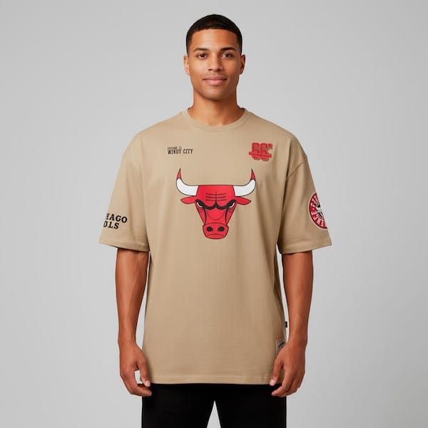 Camiseta do Chicago Bulls NBA Masculina Pennant N0539