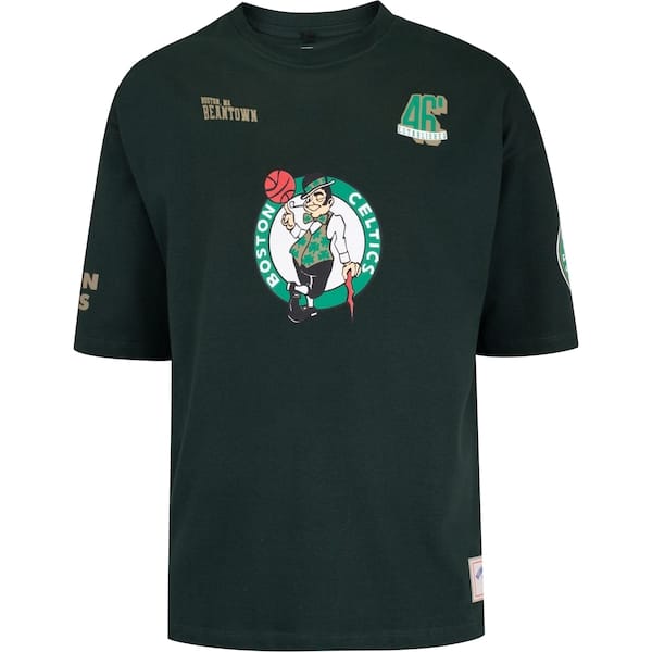 Vista principal Camiseta do Boston Celtics NBA Masculina Pennant N0540 NBA VERDE