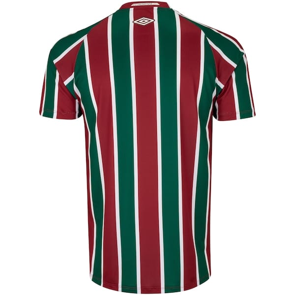Vista 2 Camisa do Fluminense I 25 Umbro Masculina Torcedor Umbro VERDE/VINHO