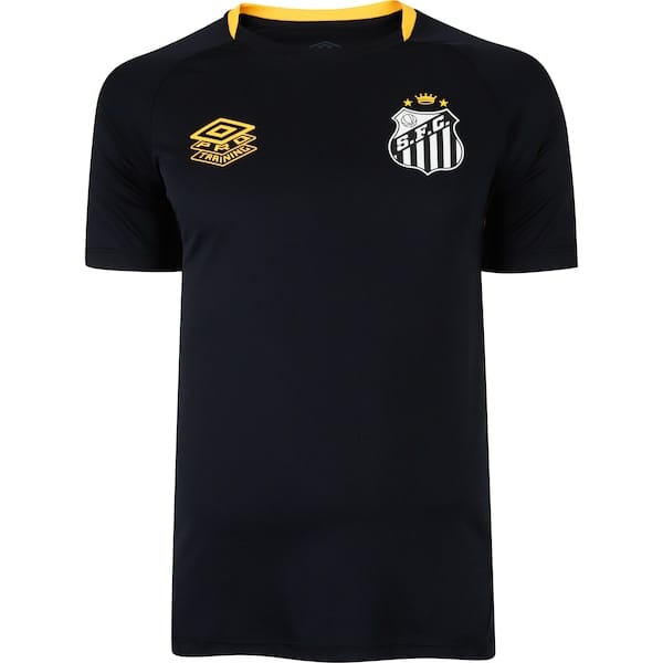 Vista principal Camisa do Santos 25/26 Treino Umbro Masculina Umbro PRETO/AMARELO