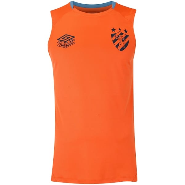Vista principal Camisa Regata do Sport CIub do Recife 25/26 Treino Umbro Masculina Umbro LARANJA/AZUL