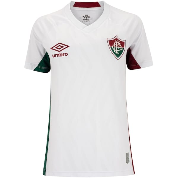 Vista principal Camisa do Fluminense Torcedor II 25 Umbro Feminina Umbro BRANCO/VERDE