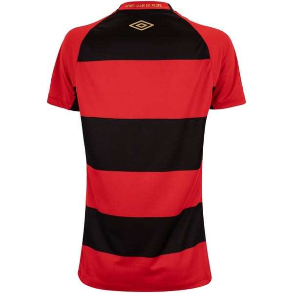Vista 2 Camisa do Sport Club do Recife I 25 Umbro Feminina Torcedor Umbro VERMELHO/PRETO