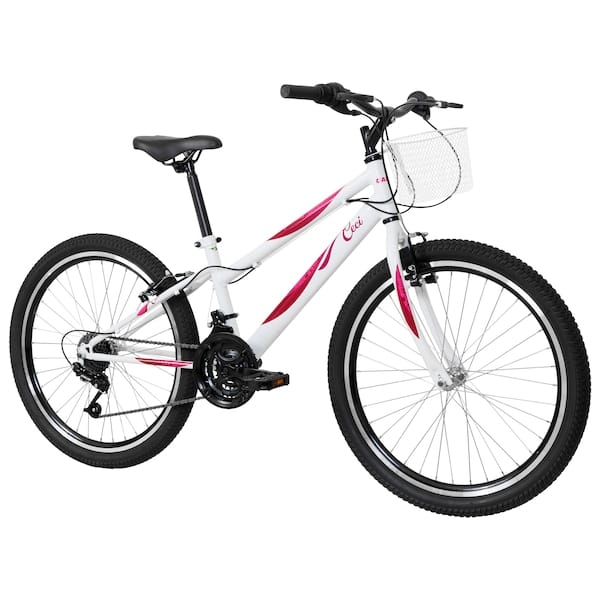 Vista 2 Bicicleta Aro 24 Caloi Ceci 21V Caloi BRANCO