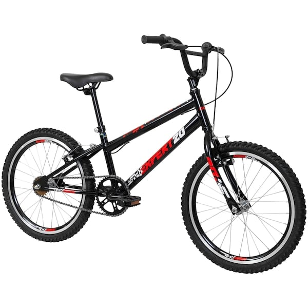 Vista 2 Bicicleta Caloi Expert Aro 20 Infantil Masculina Caloi PRETO