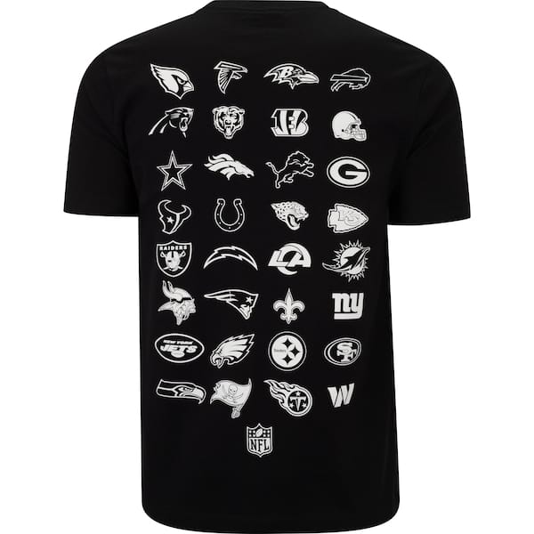 Vista 2 Camiseta NFL New Era Masculina Times NFL BRANCO