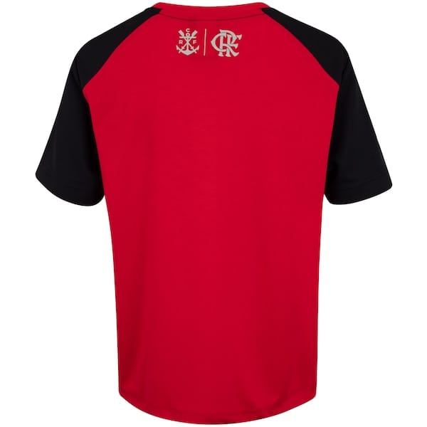 Vista 2 Camisa do Flamengo Principia Braziline Infantil braziline PRETO/VERMELHO