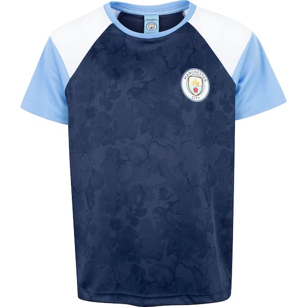Vista principal Camiseta do Manchester City Braziline Irwell Juvenil braziline AZUL