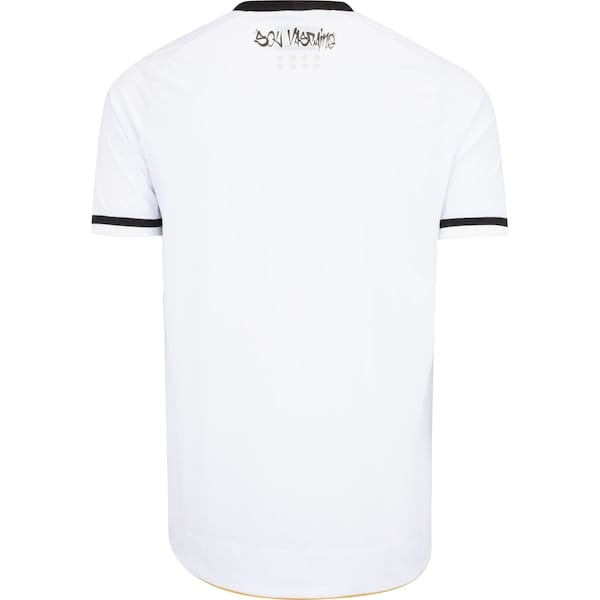 Vista 2 Camisa do Vasco da Gama II 25 Torcedor Masculina Kappa BRANCO/PRETO