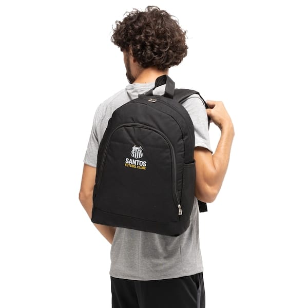 Vista principal Mochila do Santos Esportiva Youbag PRETO