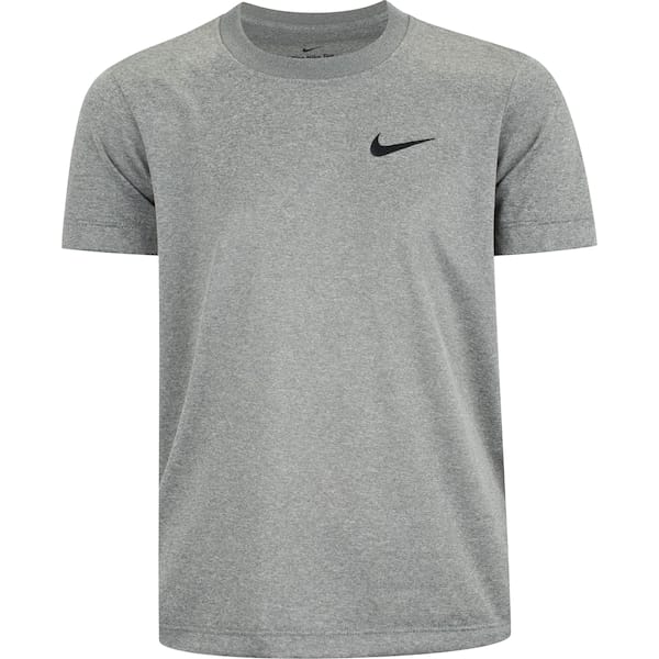 Vista principal Camiseta Nike Dri-fit Swoosh Juvenil Nike CINZA