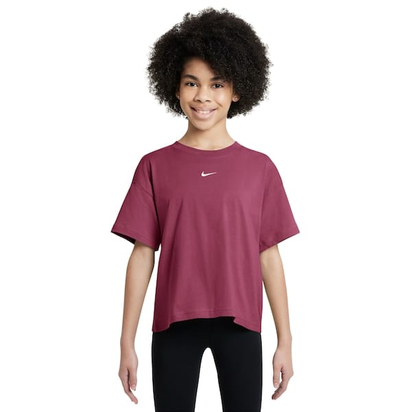 Vista principal Camiseta Nike Sportswear Essentials Juvenil Nike VINHO
