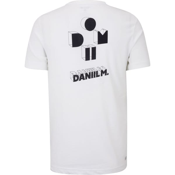 Vista 2 Camiseta Masculina Lacoste Manga Curta Daniil Medvedev Ultra Lacoste BRANCO