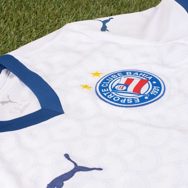 Vista 2 Camisa do Bahia I 25/26 Torcedor Puma Juvenil Puma BRANCO