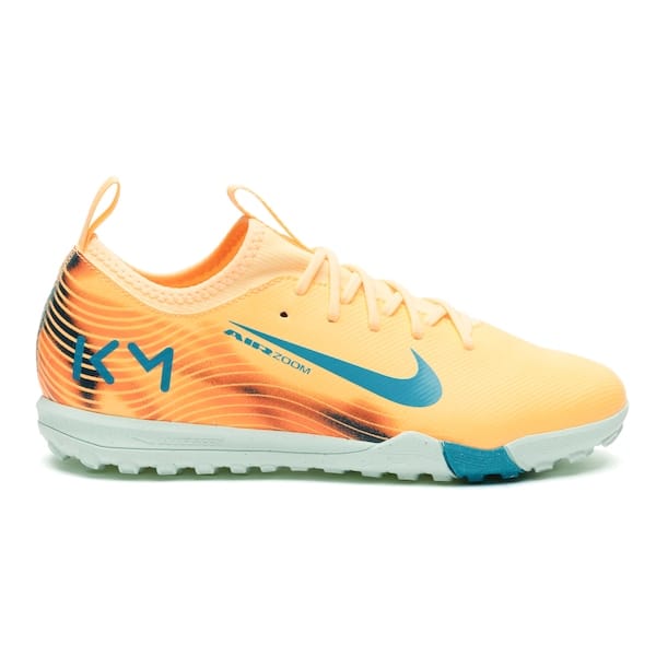Vista principal Chuteira Society Júnior Nike Zoom Vapor 16 Academy Mbappé Nike LARANJA/AZUL