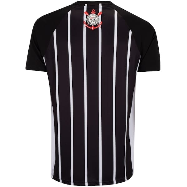 Vista 2 Camisa do Corinthians Coimbra Fitness Away Masculina Coimbra PRETO