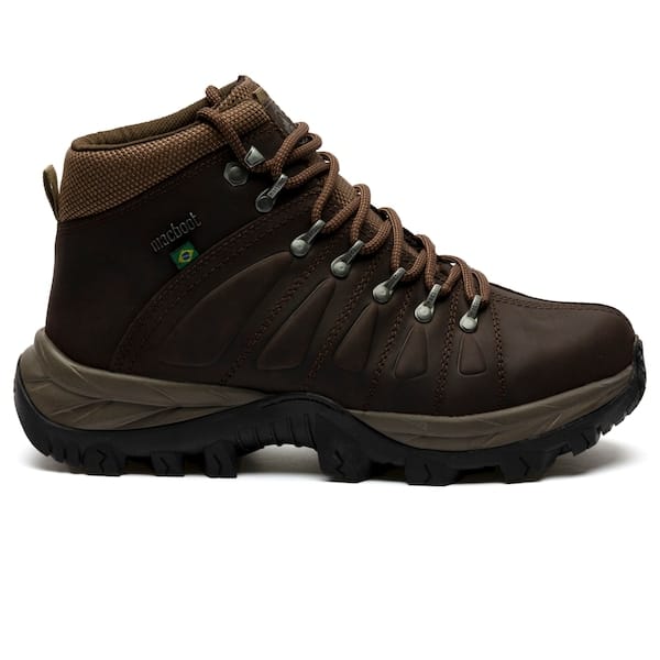Vista principal Bota Adventure Masculina Macboot Harpia Mac Boot MARROM ESCURO