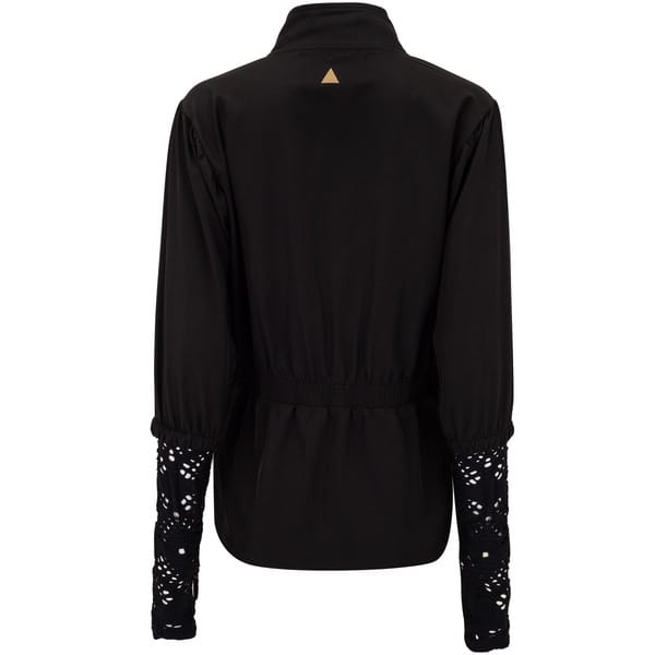 Vista 2 Jaqueta Feminina Corselet Lauf PRETO