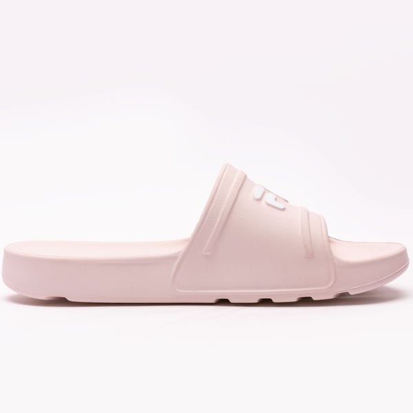 Vista 2 Chinelo Feminino Sleek Slide Feminino Fila ROSA CLA/BRANCO