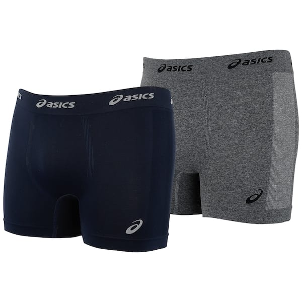 Kit de 2 Cuecas ASICS Boxer Sem Costura Adulto