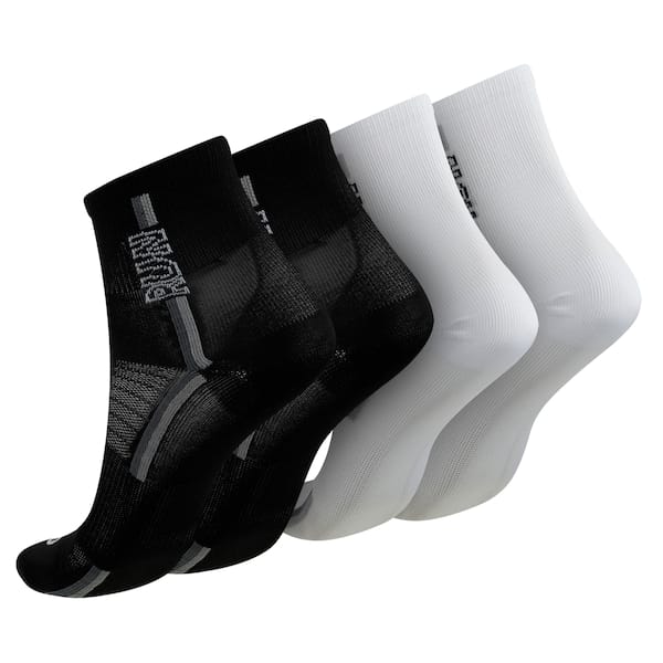 Kit de Meia Para Corrida Oxer Cano Médio Adulto 2 Pares - 2