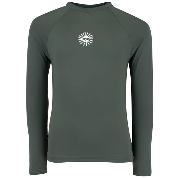 Vista 2 Conjunto Infantil Oxer Camiseta Manga Longa + Sunga com Proteção UV Menino Oxer VERDE