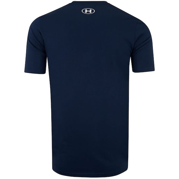 Vista 2 Camiseta Under Armour Sportstyle Masculina Under Armour AZUL ESC/BRANCO