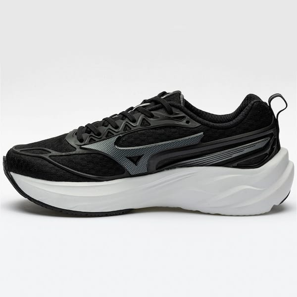 Vista 2 Tênis Júnior Mizuno Space 5 Mizuno PRETO/BRANCO