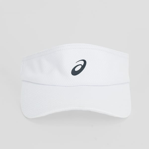Vista 2 Viseira Asics Tennis Adulto ASICS BRANCO/AZUL ESC