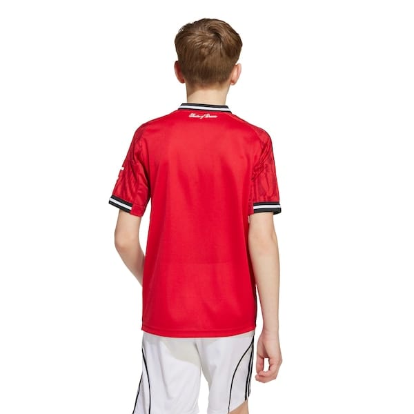 Vista 2 Camisa do Manchester United I 25/26 Torcedor adidas Juvenil Adidas VERMELHO