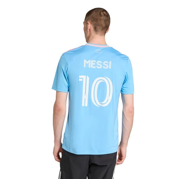 Vista 2 Camisa do Inter Miami III Messi 25/26 Torcedor adidas Originals Masculina Adidas AZUL CLARO