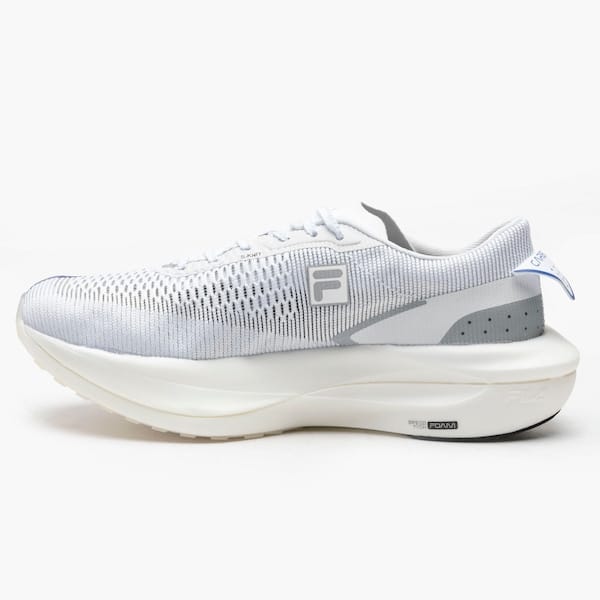 Vista 2 Tênis Feminino Fila Racer Carbon 3 Fila BRANCO/AZUL